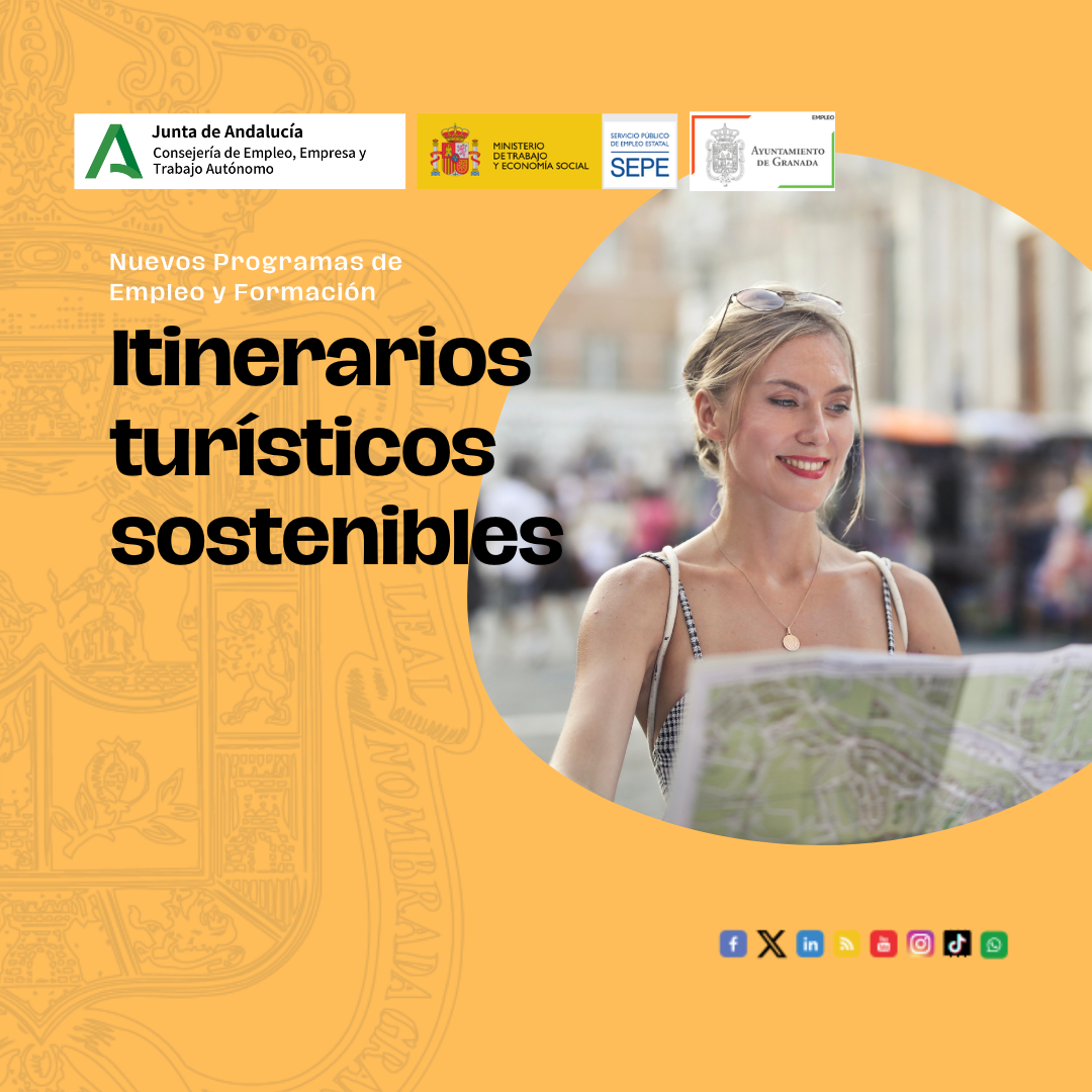 ©Ayto.Granada: banner Itinerarios turísticos sostenibles